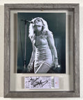Debbie Harry Blondie Signed Concert Ticket Framed Display PAAS COA SOLD