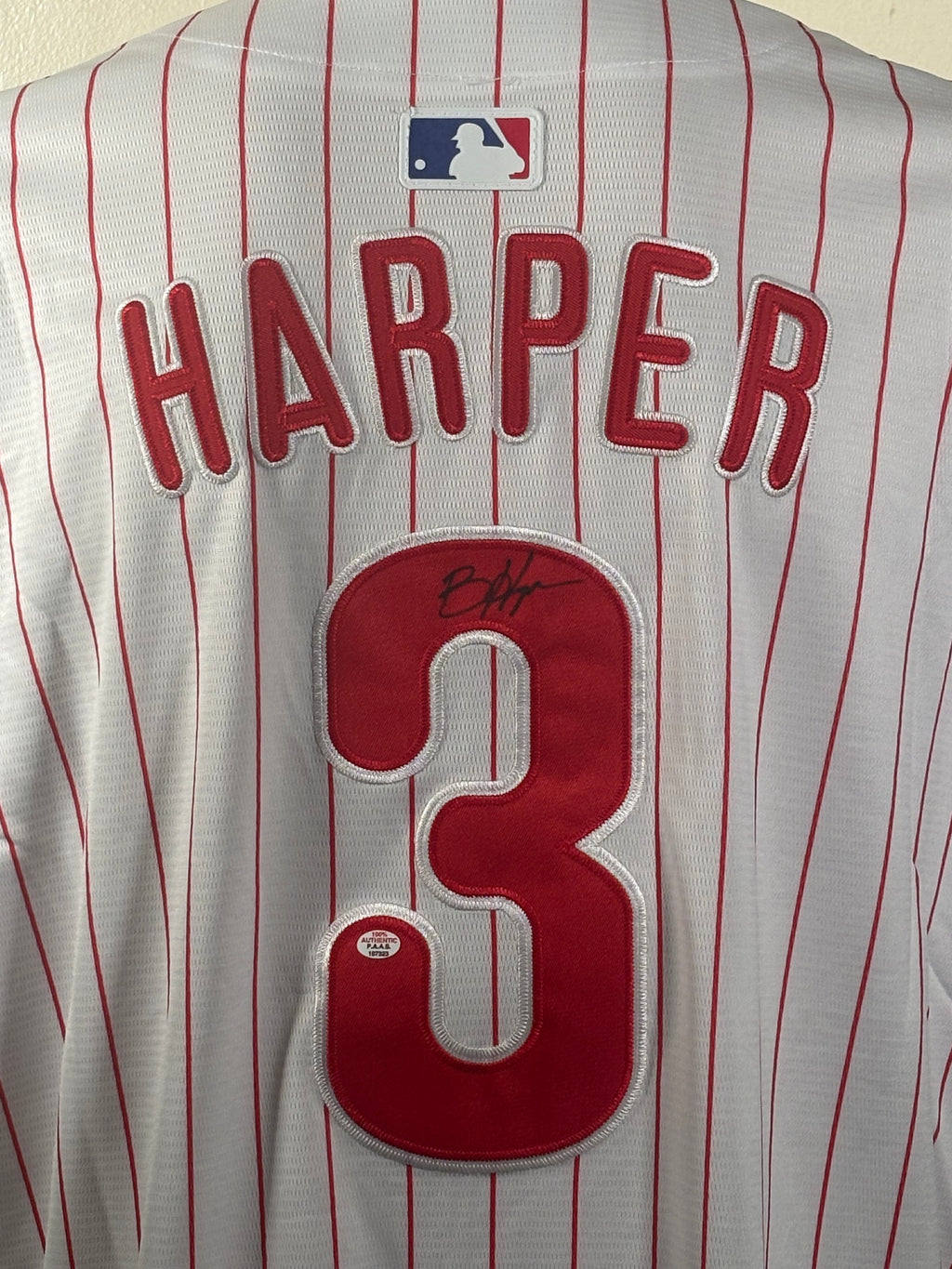 Bryce Harper Signed Philadelphia Phillies Nike Jersey PAAS COA