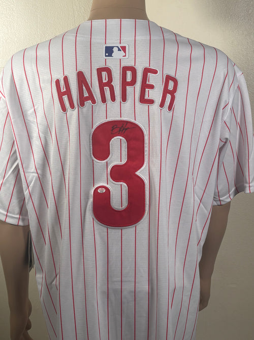Bryce Harper Signed Philadelphia Phillies Nike Jersey PAAS COA